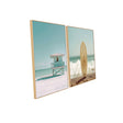 Coastal Surf Canvas Wall Art