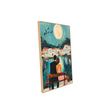 Romantic Moonlit Evening Canvas Wall Art