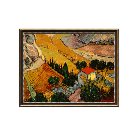 Golden Fields Of Provence - Inspired By Van Gogh Canvas Wall Art