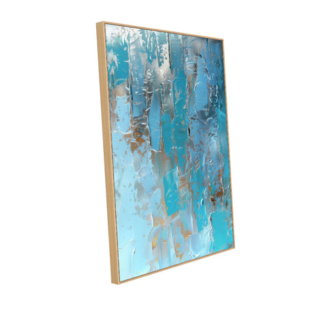 Ocean Reflections Blue Canvas Wall Art