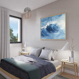 Ocean Wave Energy – Blue Sea Canvas Wall Art