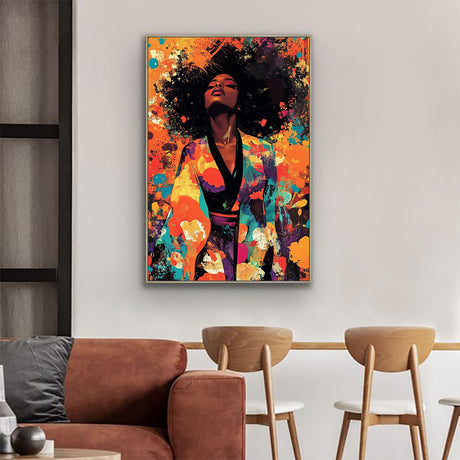 Celebration Of Colors and Expression Vivid Canvas Wall Art