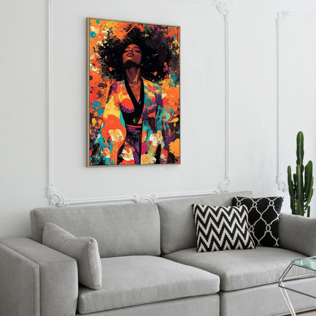 Celebration Of Colors and Expression Vivid Canvas Wall Art