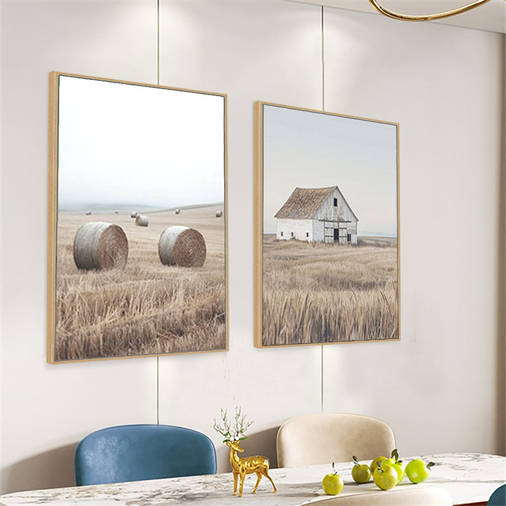 Rustic Farmhouse Canvas Wall Art Set