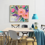 Vibrant Floral Canvas Wall Art