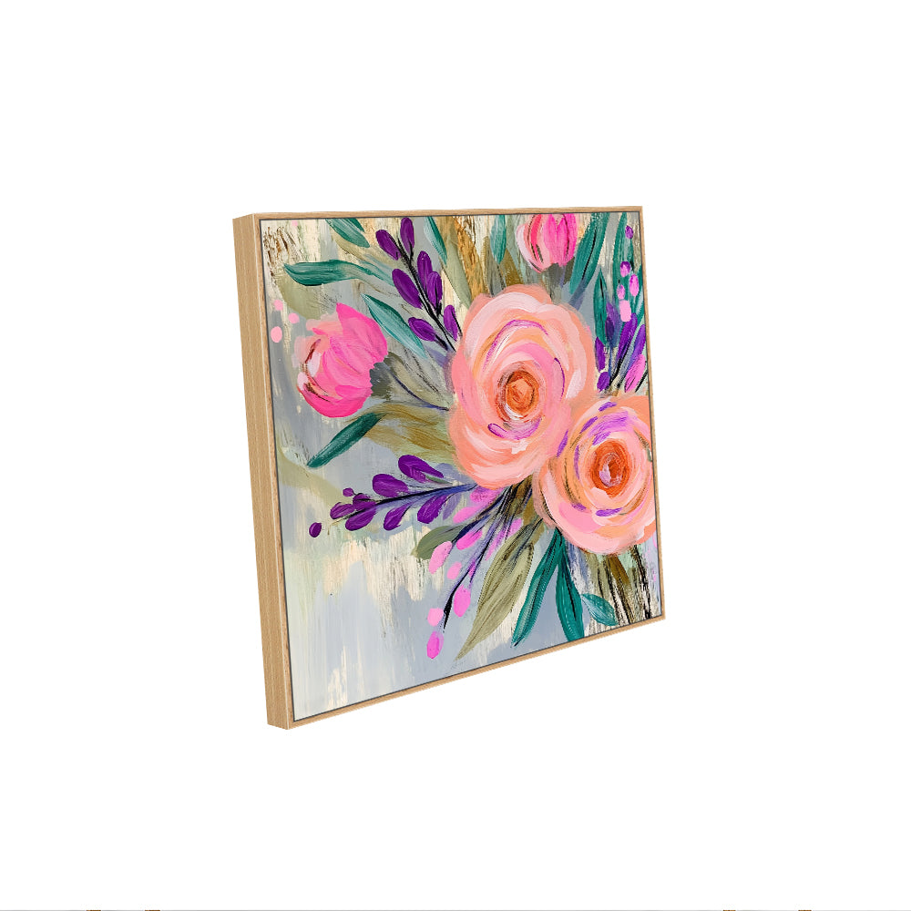 Vibrant Floral Canvas Wall Art