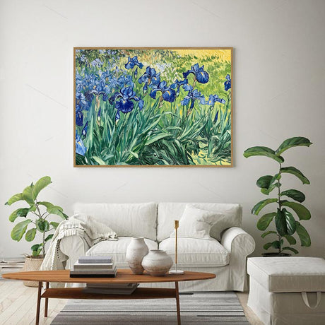 Irises Canvas Wall Art