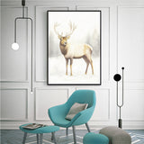 Majestic Stag Canvas Wall Art - Embrace Nature's Serenity