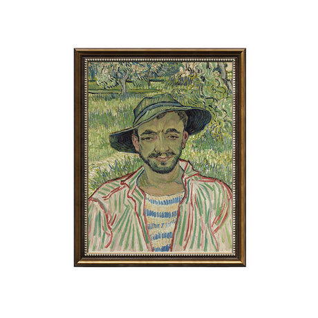 The Smiling Farmer - Inspired By Van Gogh Canvas Wall Art