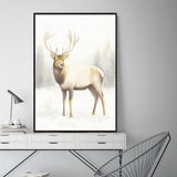 Majestic Stag Canvas Wall Art - Embrace Nature's Serenity