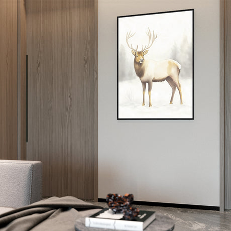 Majestic Stag Canvas Wall Art - Embrace Nature's Serenity