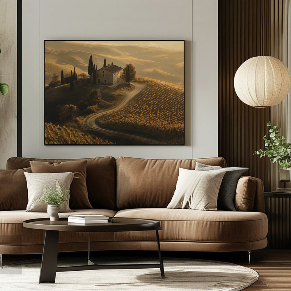 Tuscan Countryside Canvas Wall Art