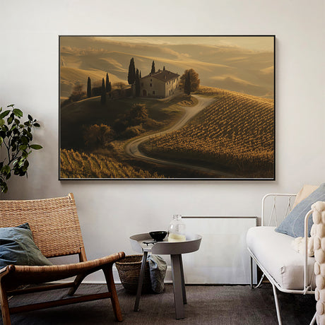 Tuscan Countryside Canvas Wall Art