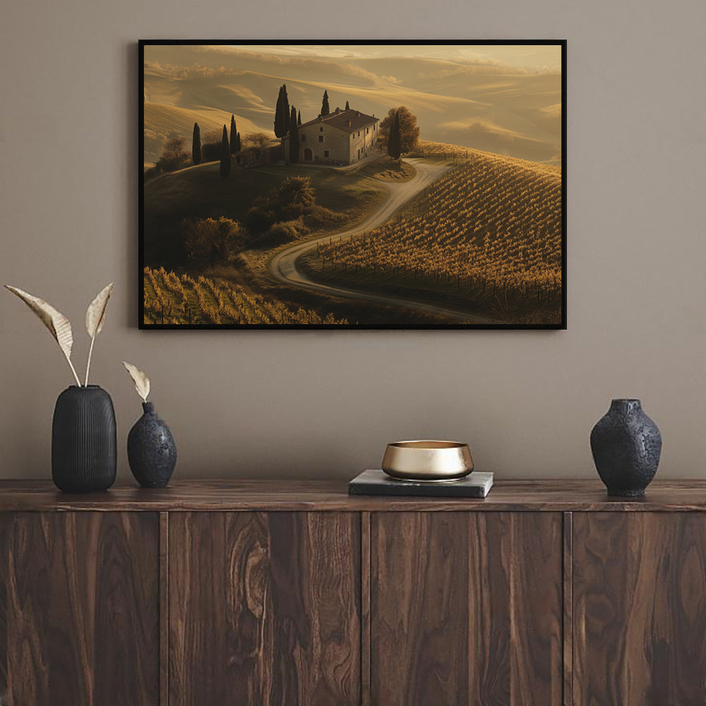 Tuscan Countryside Canvas Wall Art