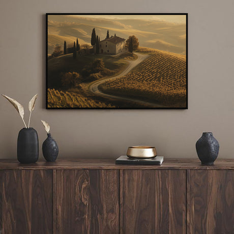 Tuscan Countryside Canvas Wall Art