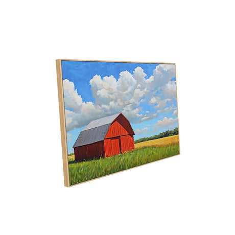 Rustic Red Barn Canvas Wall Art