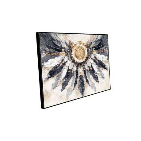  Feathered Elegance Canvas Wall Art