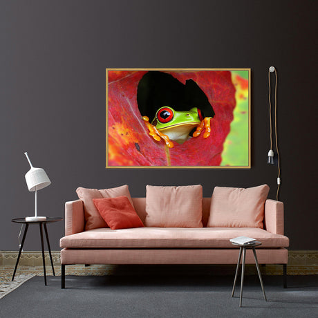 Vibrant Tree Frog Canvas Wall Art