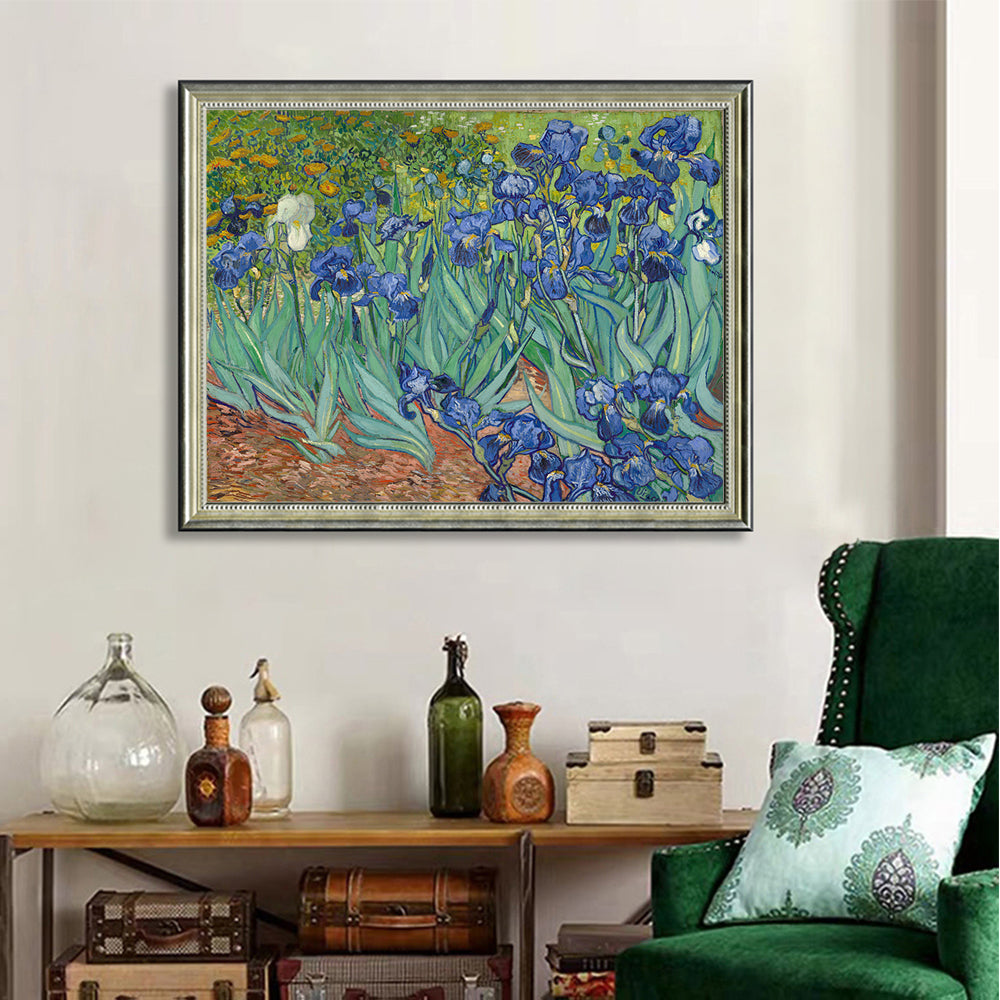 Irises In Bloom - Van Gogh’s Masterpiece Canvas Wall Art