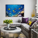 Underwater Coral Reef Canvas Wall Art