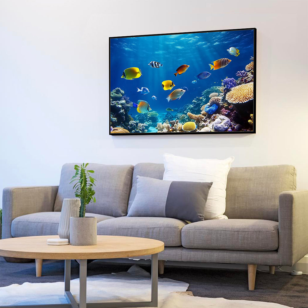 Underwater Coral Reef Canvas Wall Art