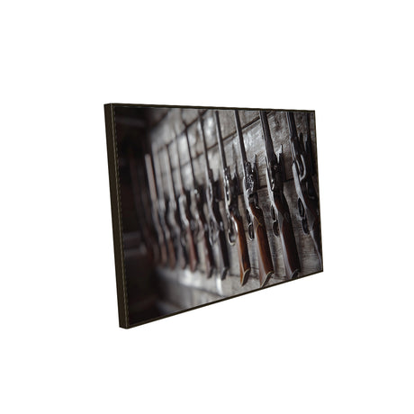 Vintage Firearms Display Canvas Wall Art