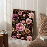 Vintage Floral Elegance Canvas – Timeless Rose Wall Art