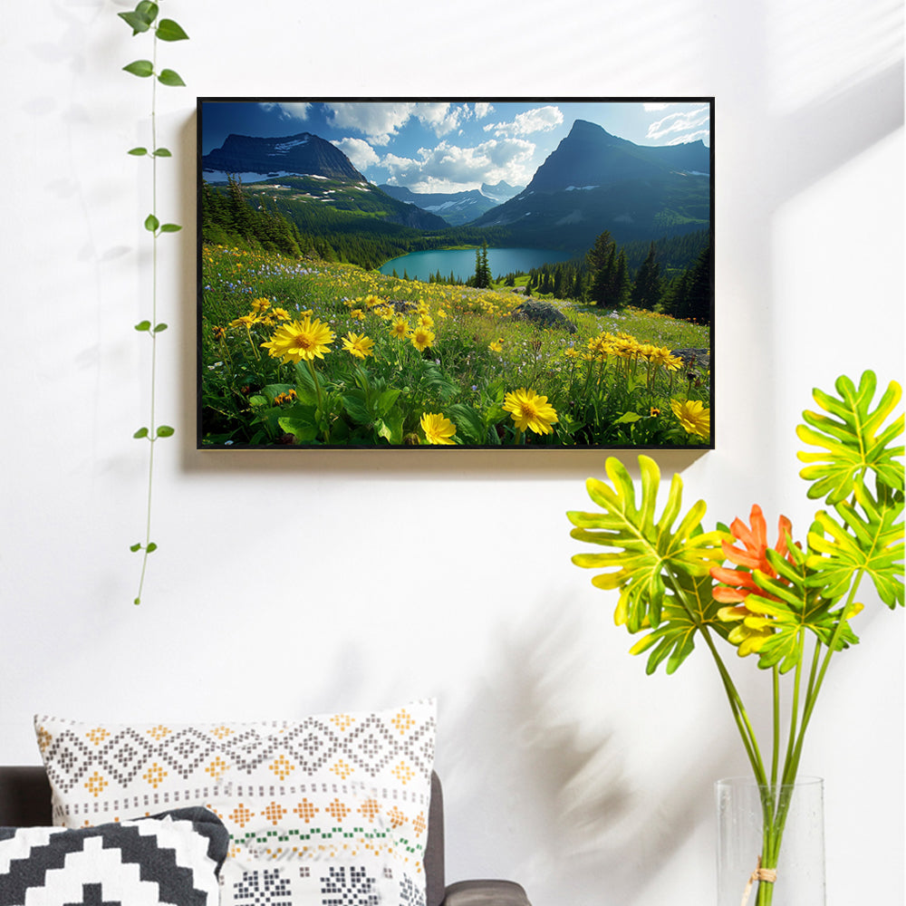  Mountain Paradise Canvas Wall Art