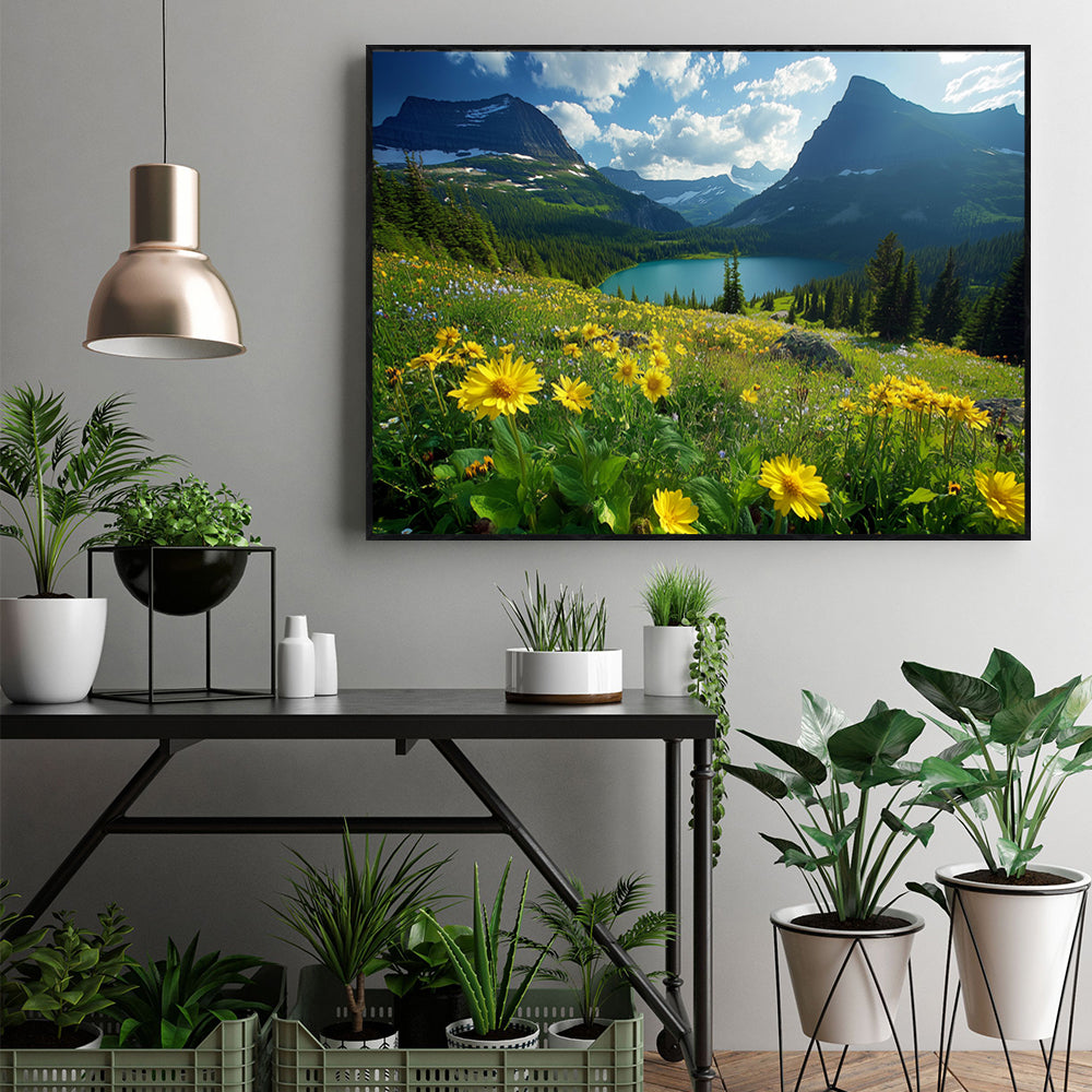  Mountain Paradise Canvas Wall Art