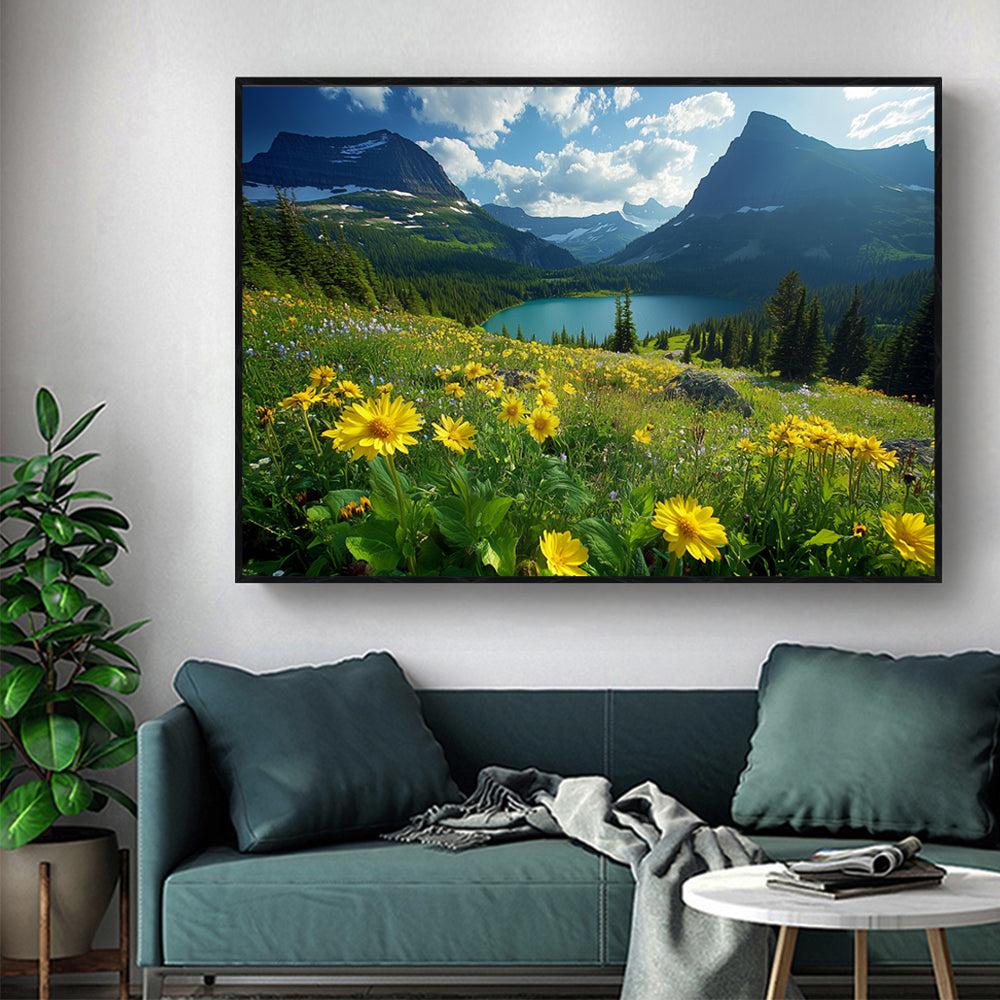  Mountain Paradise Canvas Wall Art