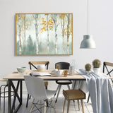 Serene Birch Forest Canvas Wall Art