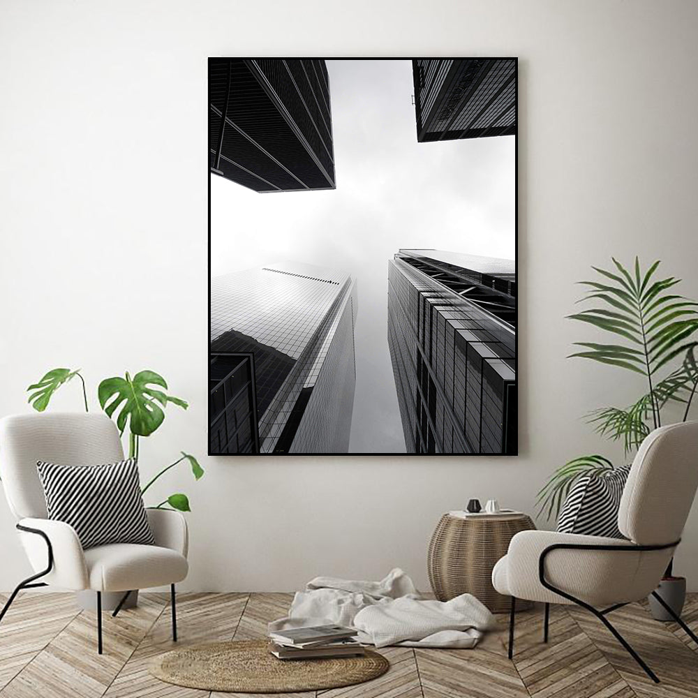 Skyward Perspective Canvas Wall Art