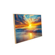 Radiant Ocean Sunset Canvas Wall Art