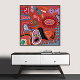 Abstract Contemporary Art Graffiti Canvas Wall Art