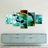 Abstract Creative Mind 5-Piece Canvas Wall Art