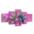 Abstract Crystal Lotus Flower Canvas Wall Art