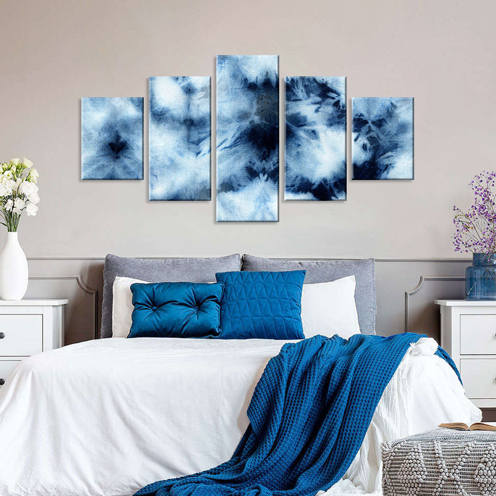 Abstract Tie-Dye Canvas Wall Art