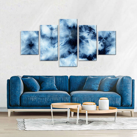 Abstract Tie-Dye Canvas Wall Art