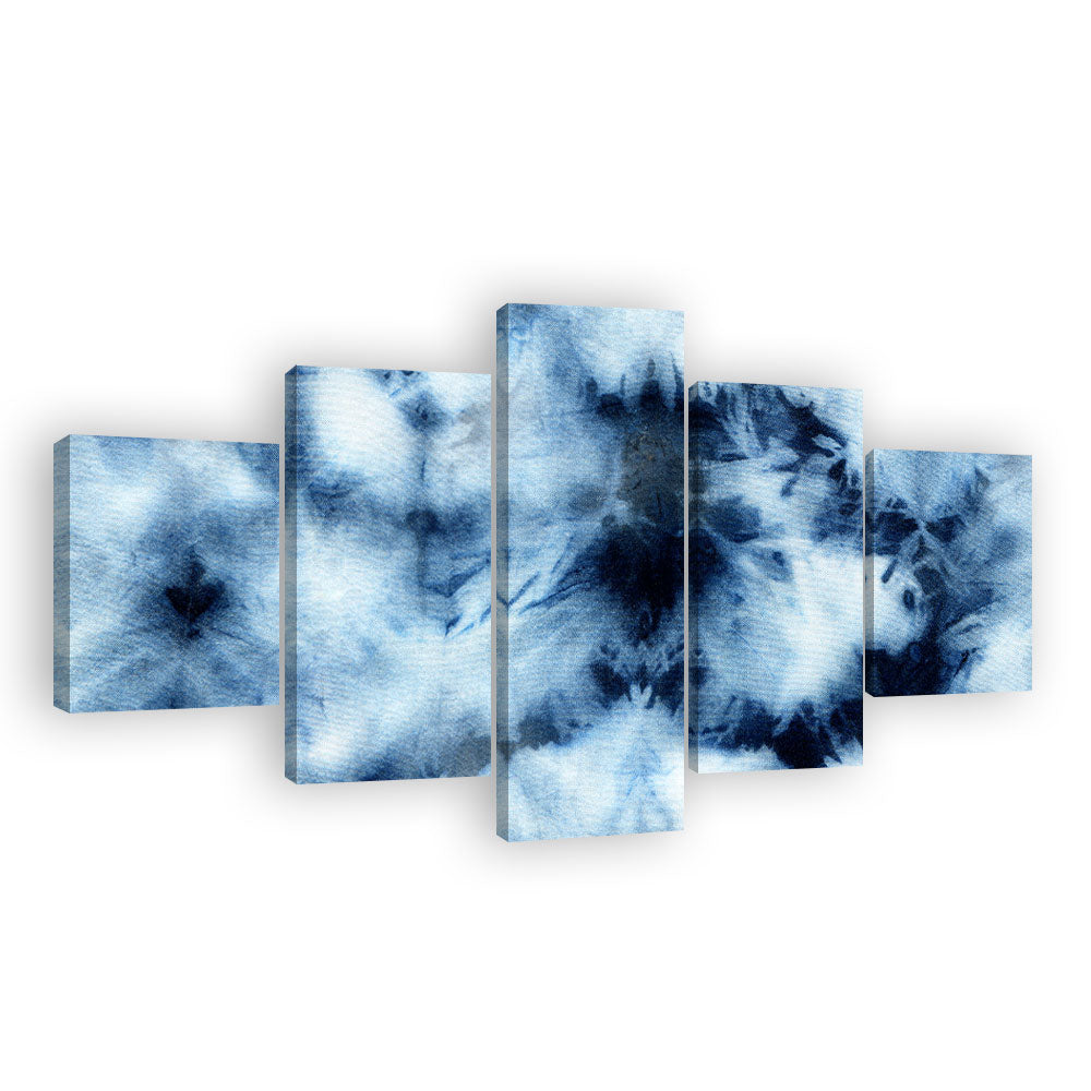 Abstract Tie-Dye Canvas Wall Art