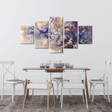 Abstract Watercolor Cherry Blossom Canvas Wall Art 