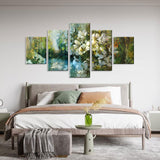 Abstract Wildflowers Canvas Wall Art