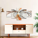 Abstract Swirl Canvas Wall Art