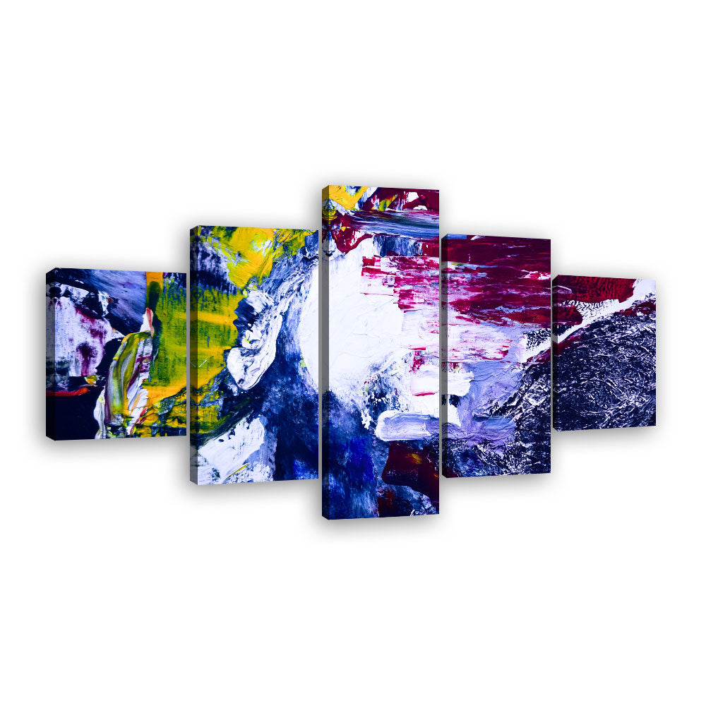 Abstract Sea Splash Canvas Wall Art