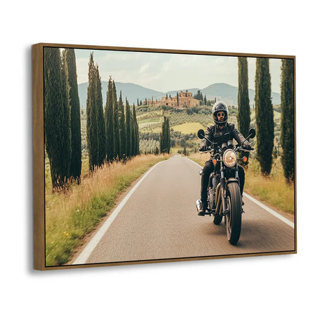 Adventure On The Open Road Canvas Wall Art