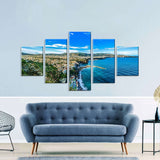 Amalfi Coast Shoreline Canvas Wall Art