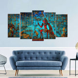 Ancient Egypt with this exciting Hieroglyphics Canvas Wall Art