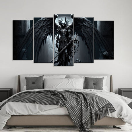 5-Piece Angel Of Death Canvas Wall Art