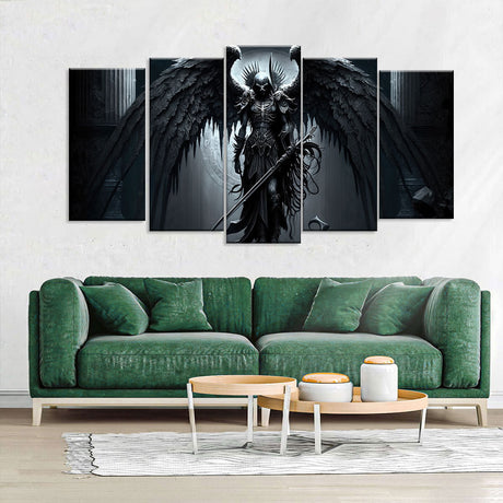 5-Piece Angel Of Death Canvas Wall Art