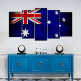 Australian Flag Canvas Wall Art