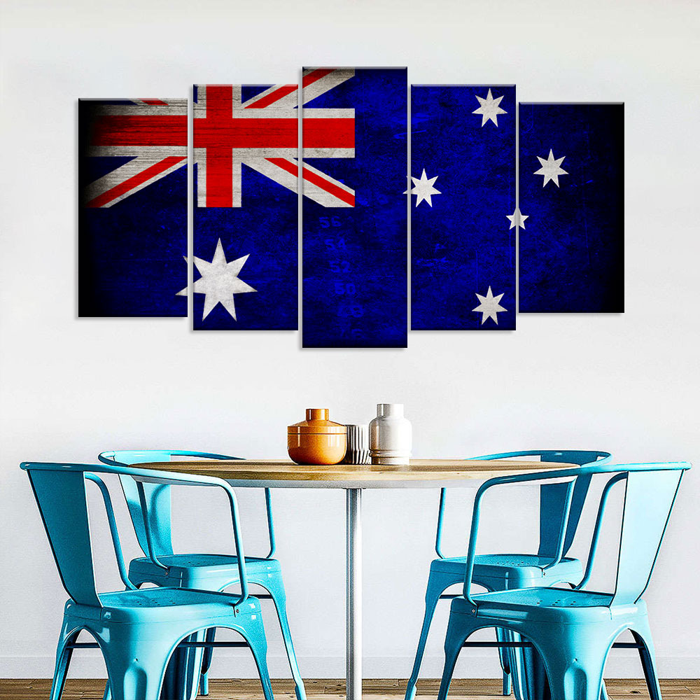 Australian Flag Canvas Wall Art